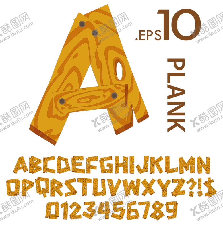 编号：72043909082242273168【酷图网】源文件下载-木制字母