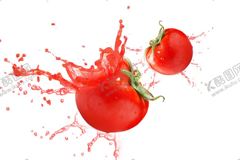 编号：45649709251126194733【酷图网】源文件下载-西红柿水果飞溅合成海报素材