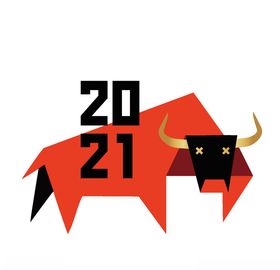 红色牛2021春节