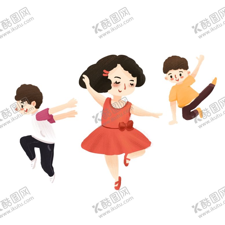 编号：66260110220046446917【酷图网】源文件下载-舞蹈卡通