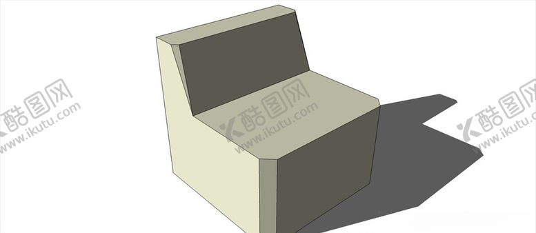 编号：93587607020101353532【酷图网】源文件下载-软沙发休闲椅沙发模型酒店