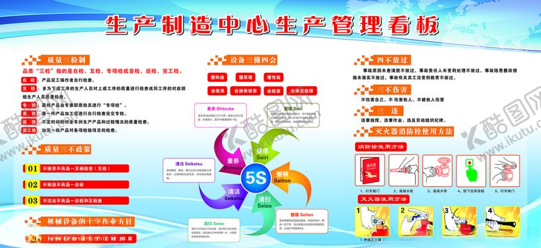 编号：51927910110736111028【酷图网】源文件下载-生产制造中心生产管理看板