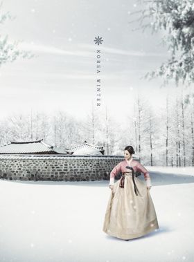 韩国人物背景素材