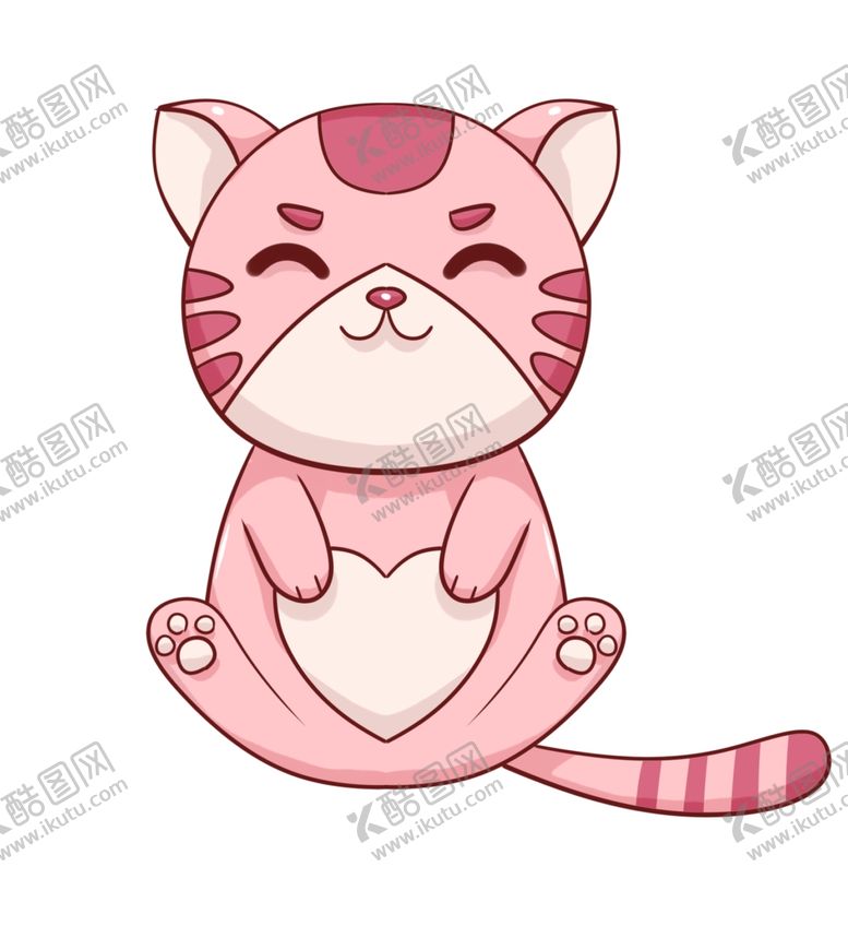 编号：99350003010728019006【酷图网】源文件下载-手绘卡通猫