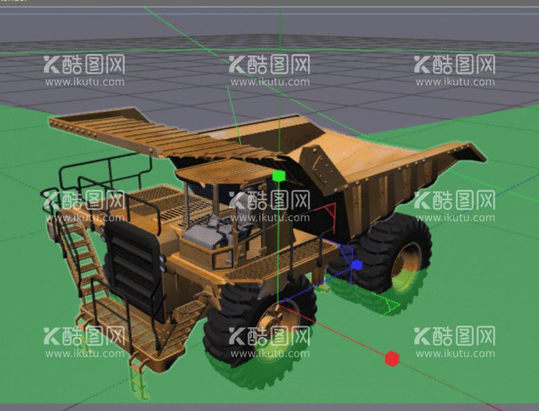 编号：54569712220113319516【酷图网】源文件下载- C4D模型越野卡车