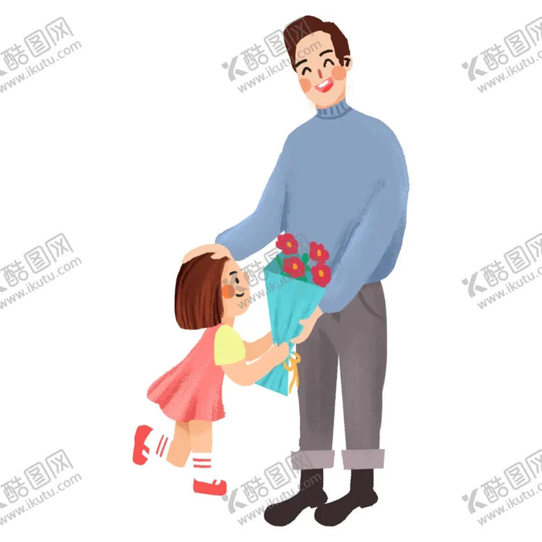 编号：98360807012146549445【酷图网】源文件下载-父亲节插画