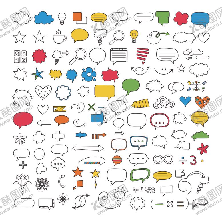 编号：65683012191449119555【酷图网】源文件下载-创意对话气泡