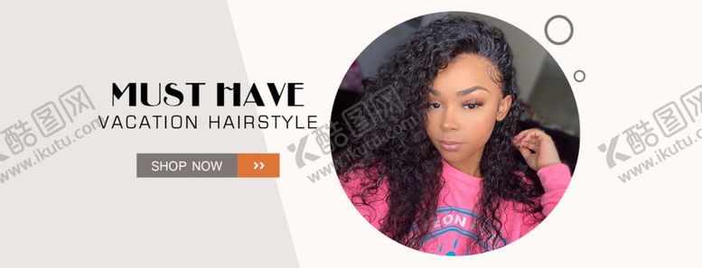 编号：90621110110204076522【酷图网】源文件下载-假发banner假发海报