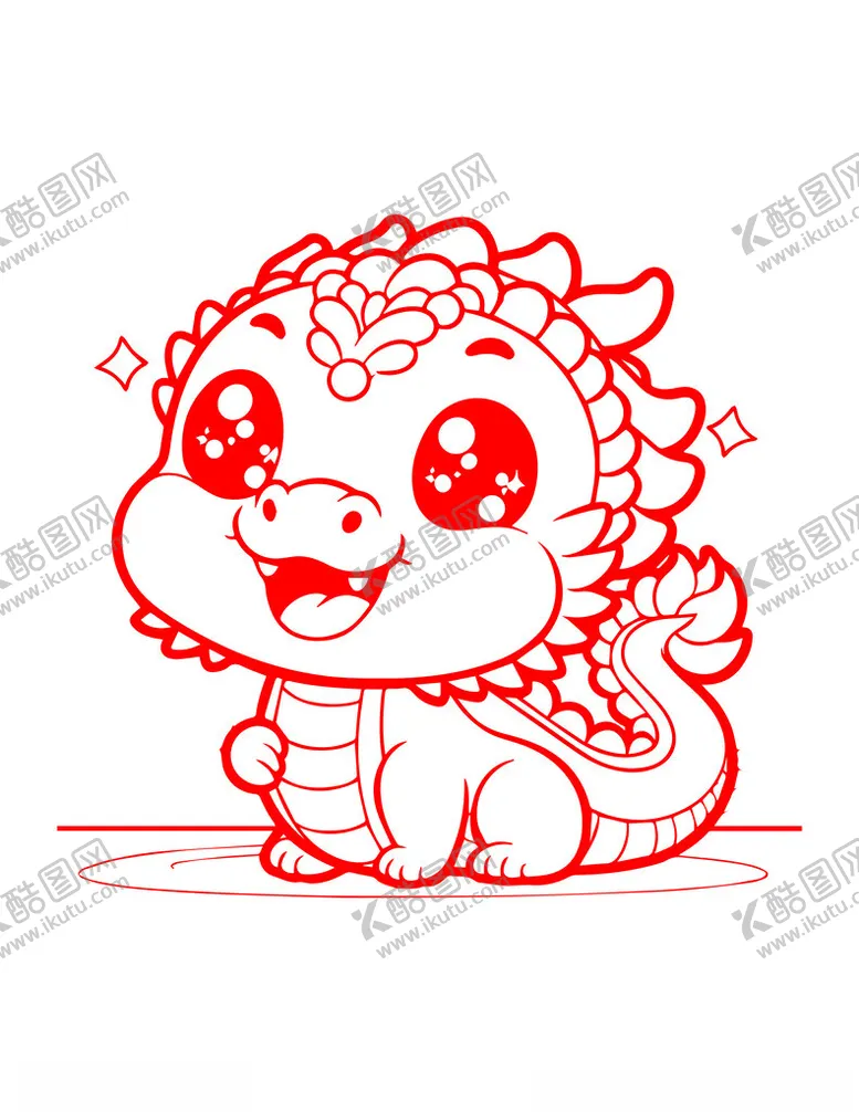 编号：89990902082203397310【酷图网】源文件下载-卡通龙