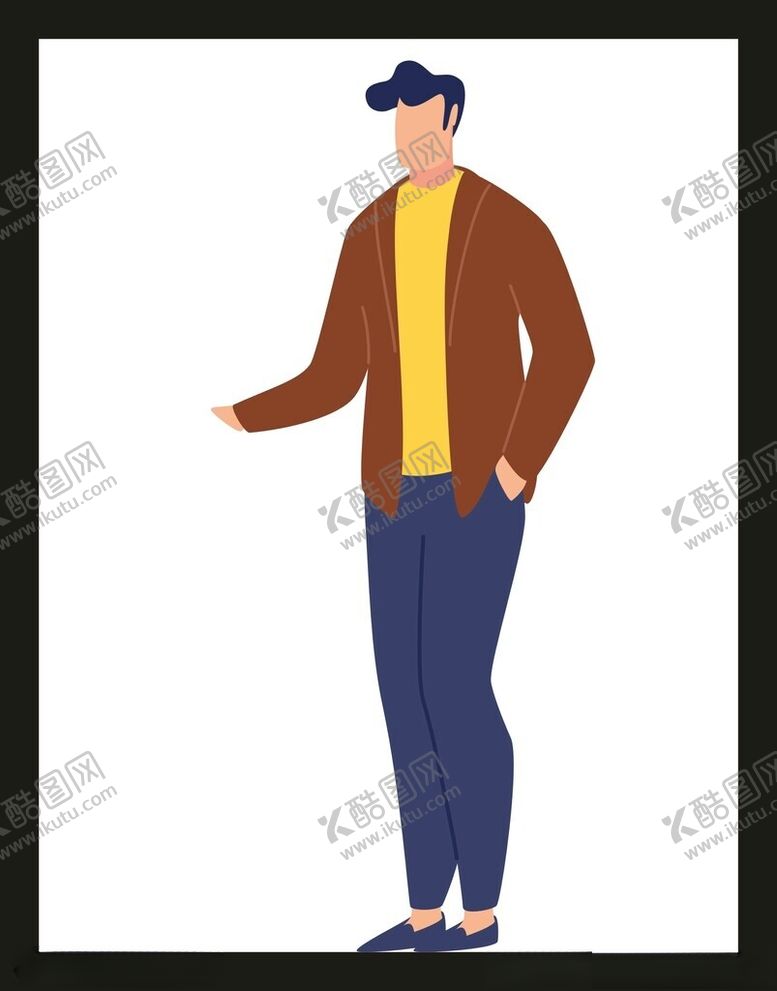 编号：67360301312332584349【酷图网】源文件下载-手绘男人男孩