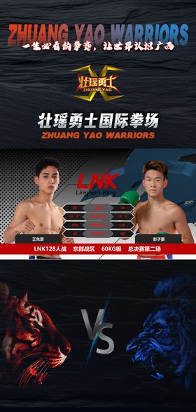 搏击对决海报