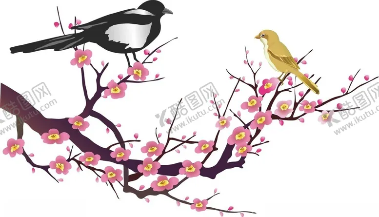 编号：64863302201538133610【酷图网】源文件下载-矢量梅花