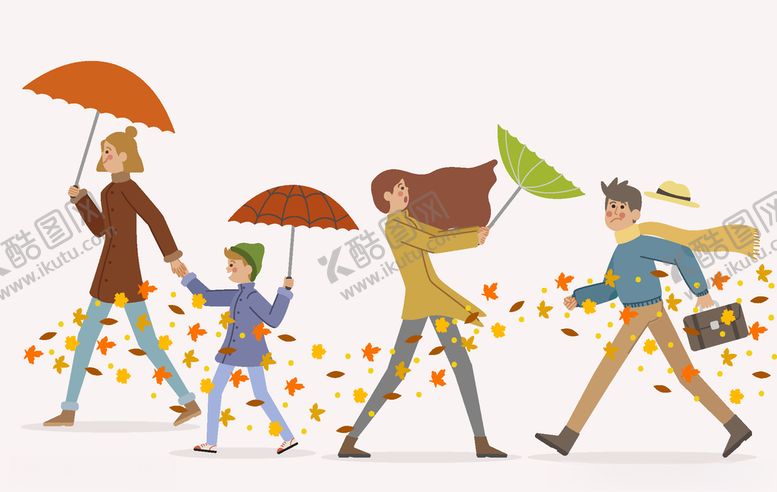 编号：73278810021524457727【酷图网】源文件下载-穿秋装的人