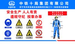 安全着装必须穿防护衣工地工作服