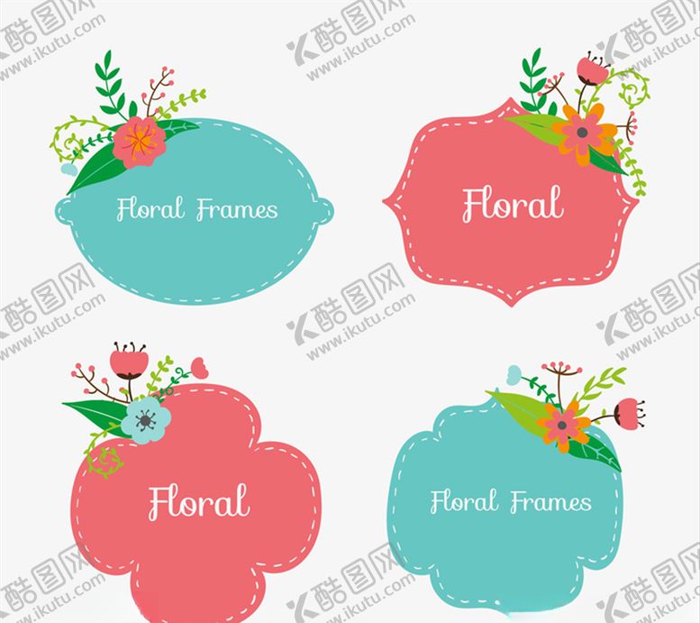 编号：90272910211406178723【酷图网】源文件下载-矢量时尚花边花藤