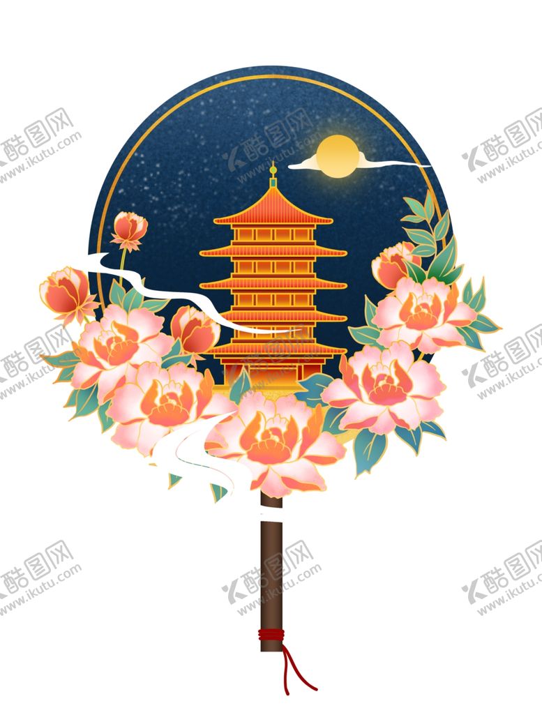 编号：14552712110505493896【酷图网】源文件下载-国潮风元素背景图