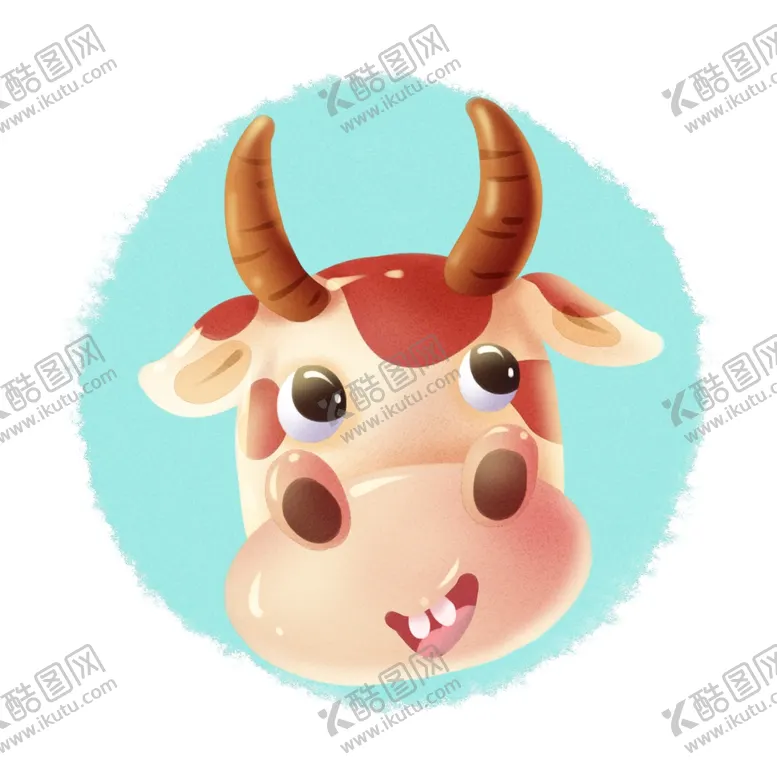 编号：27365306300229467002【酷图网】源文件下载-卡通牛头