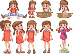 卡通女孩