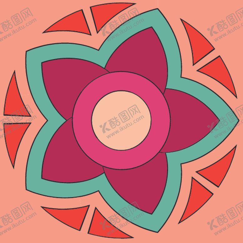 编号：20925909131538048192【酷图网】源文件下载-波西米亚风格花纹图案