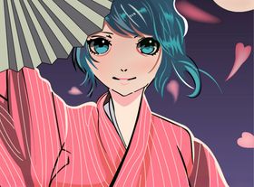 日式插画