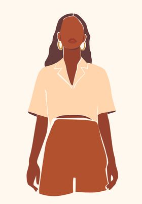 女孩艺术画