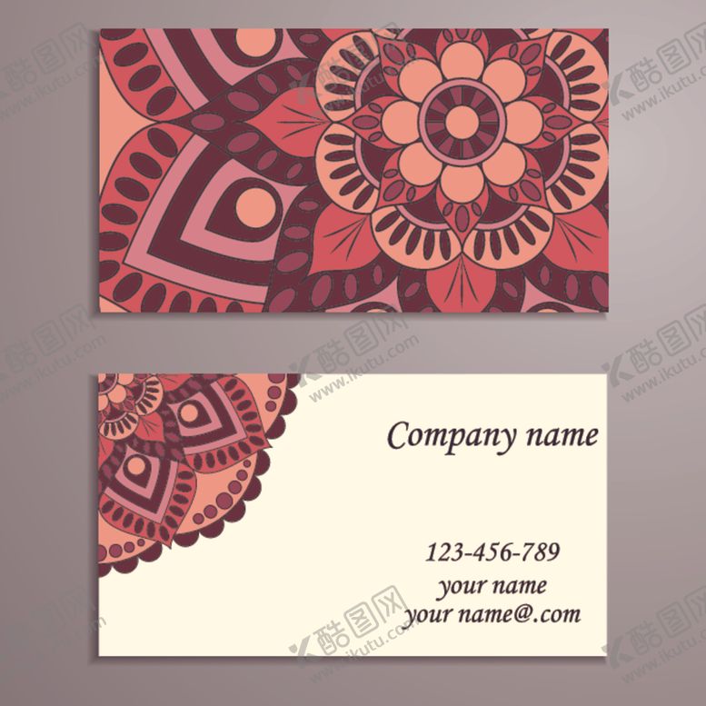 编号：16764109210640374156【酷图网】源文件下载-名片设计