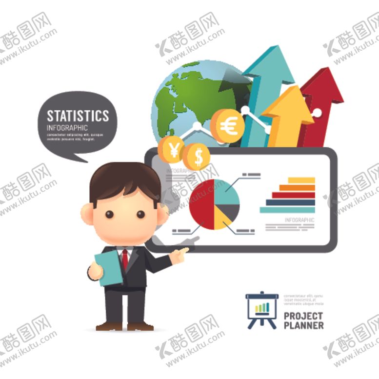 编号：18577910121253219429【酷图网】源文件下载-扁平办公插画