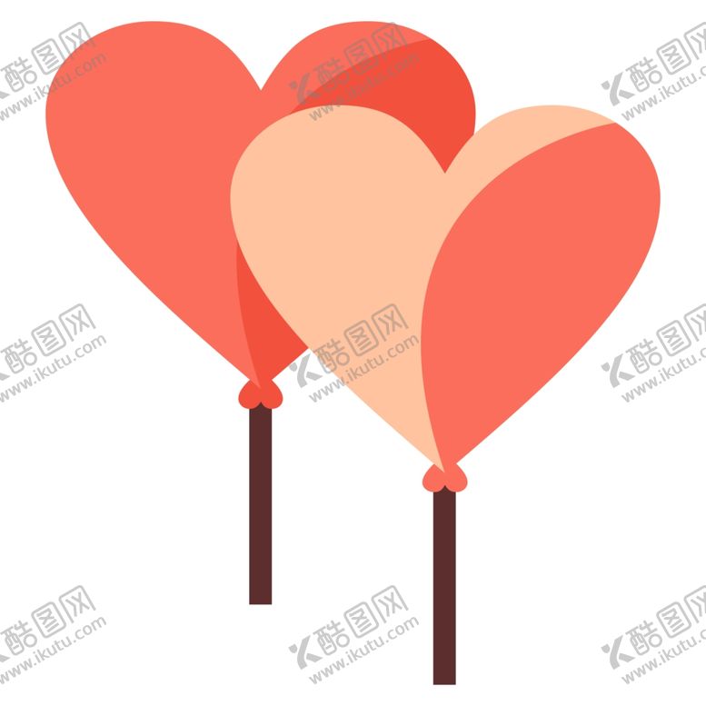 编号：63928304101755213480【酷图网】源文件下载-爱心气球