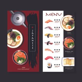 日本料理菜单