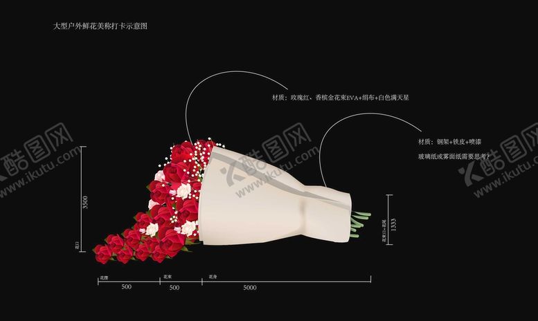 编号：98157309282114141395【酷图网】源文件下载-大型花艺美陈造型设计
