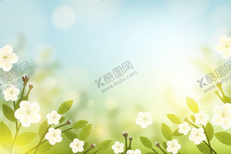 编号：59393601270054427322【酷图网】源文件下载-矢量花卉背景 