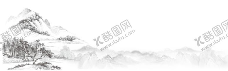 编号：18757905060451345733【酷图网】源文件下载-水墨画插画背景素材中国风山水画