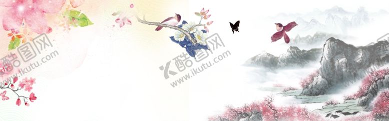 编号：93046402080003229747【酷图网】源文件下载- 手绘桃花插画海报图片