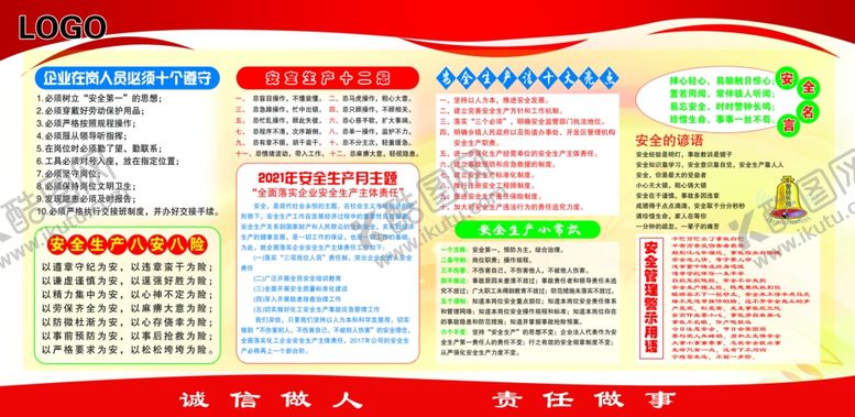 编号：65320505150229481874【酷图网】源文件下载-安全生产展板
