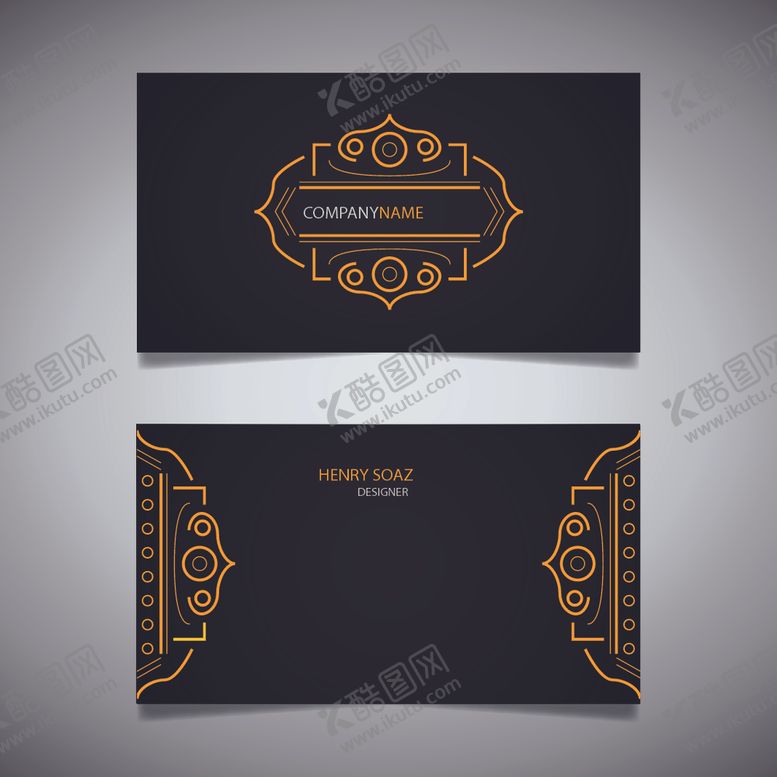 编号：86005709220016226193【酷图网】源文件下载-高端名片