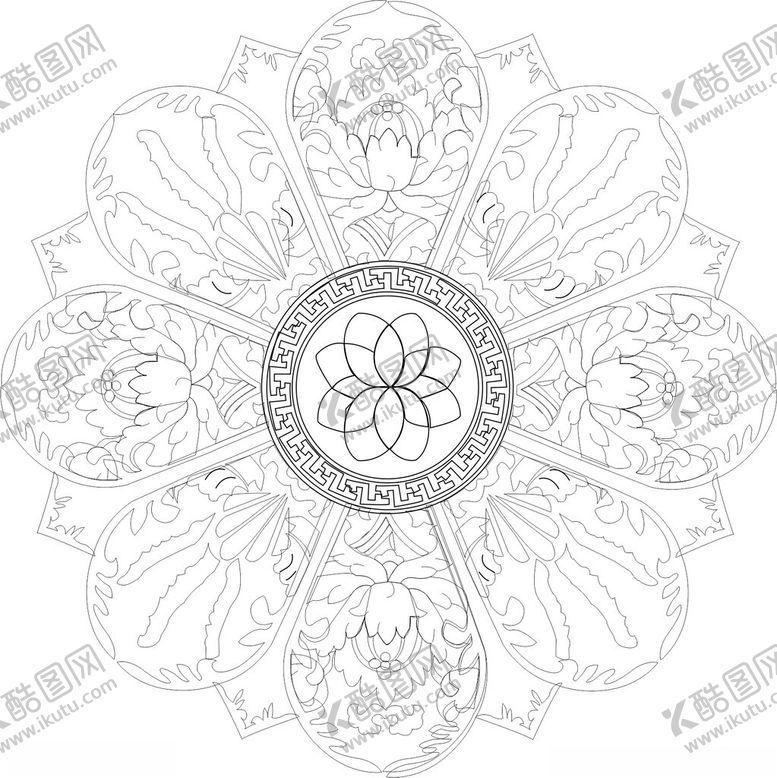 编号：98288701182121374226【酷图网】源文件下载-黑白线稿