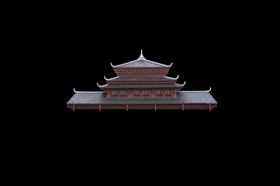 苗寨房顶精细抠图素材