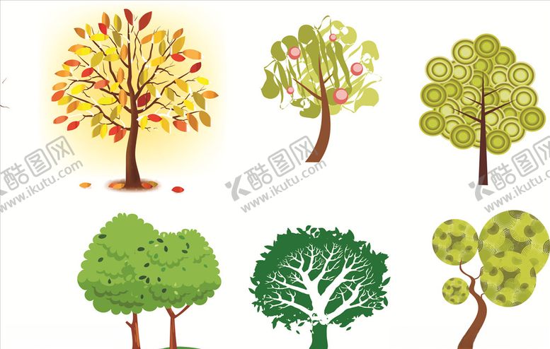 编号：55120110300500576463【酷图网】源文件下载-矢量树