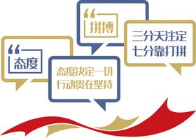 编号：80644410272204404163【酷图网】源文件下载-办公室励志标语墙