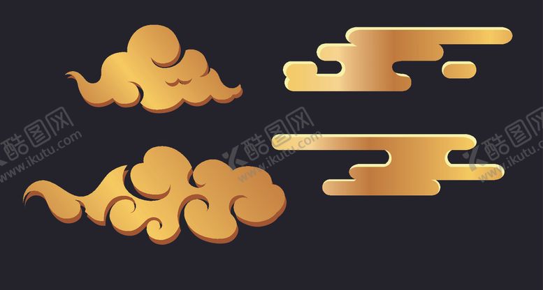 编号：74060303260153461359【酷图网】源文件下载-金色云纹