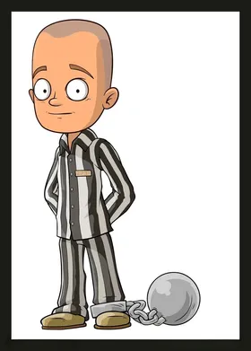 手绘男人男孩卡通卡通动画