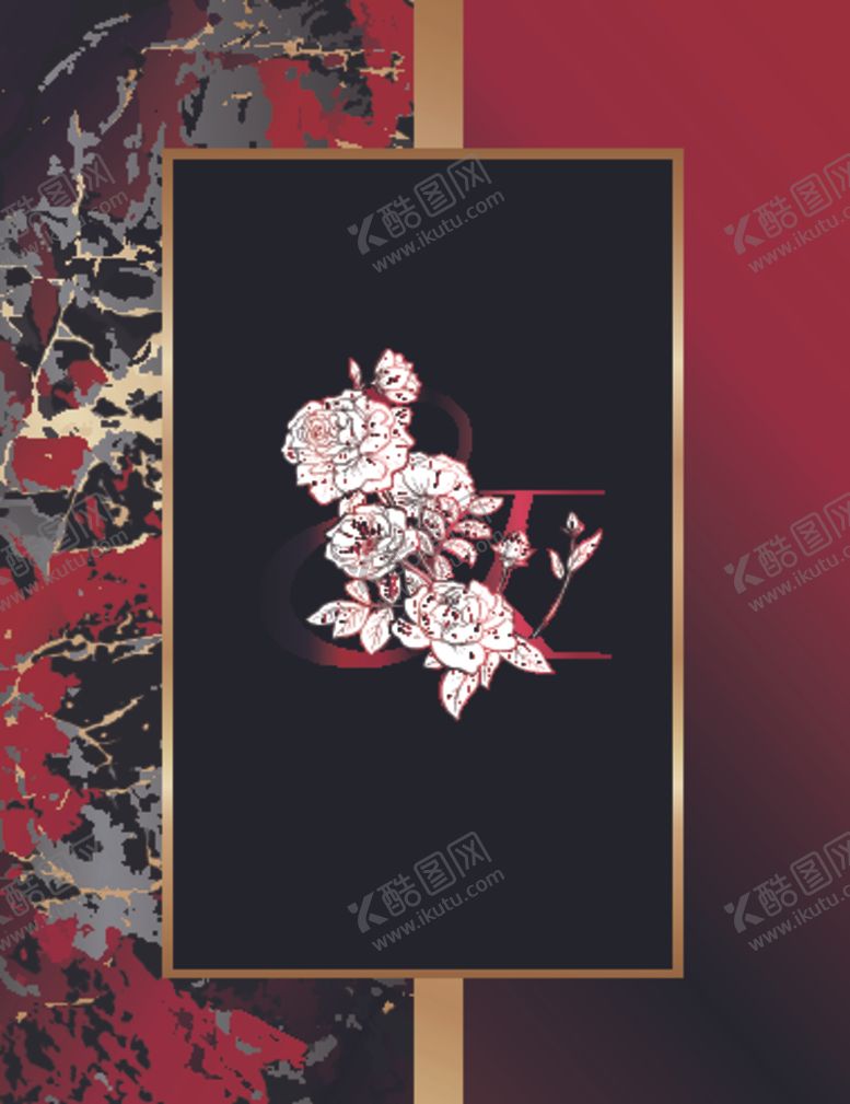 编号：92734809210826556619【酷图网】源文件下载-奢华大气海报背景