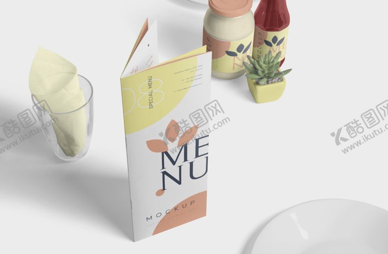 编号：43735609231148247349【酷图网】源文件下载-菜单菜谱样机