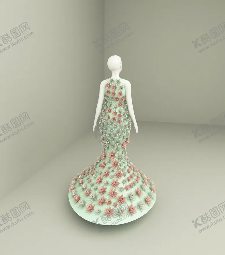 编号：84843611202242375259【酷图网】源文件下载-花朵模特