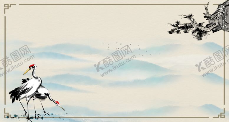 编号：91792710232332092807【酷图网】源文件下载-中国风水墨背景