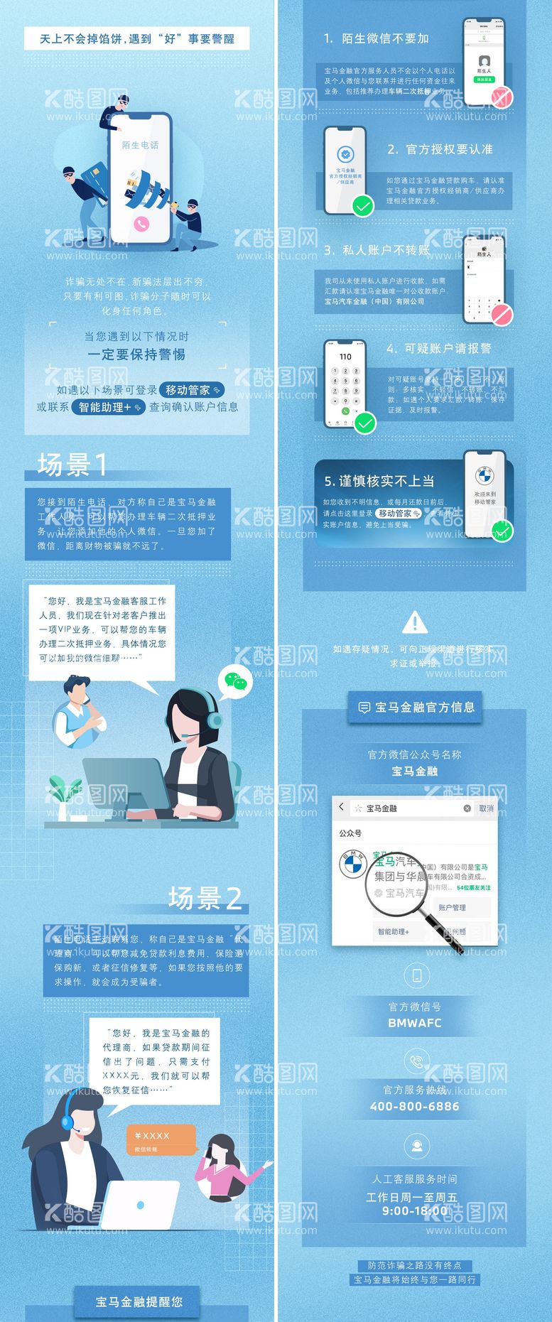 编号：76704811200524385682【酷图网】源文件下载-反诈骗长图