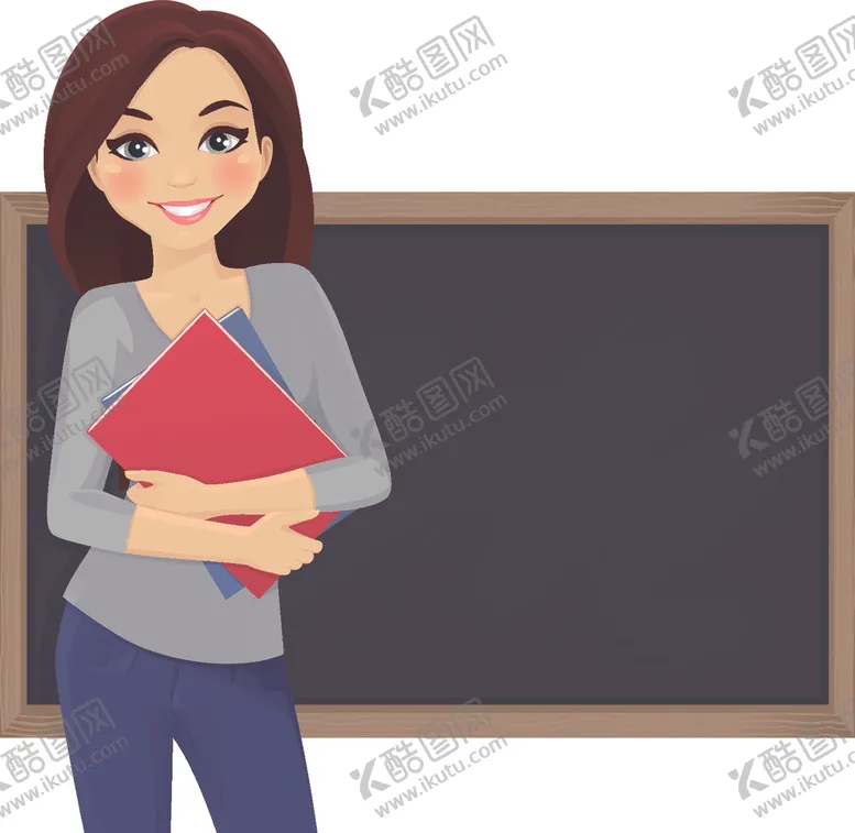 编号：28338903250132309932【酷图网】源文件下载-女教师矢量图