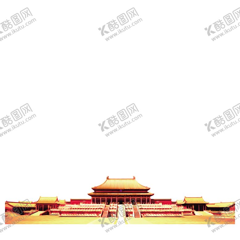 编号：60203710121017205369【酷图网】源文件下载-故宫插画素材背景设计