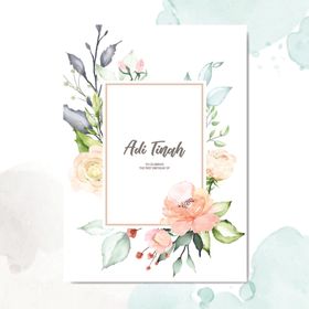 清新花纹边框
