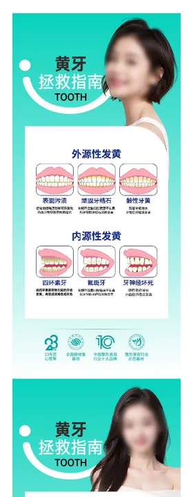 口腔整形海报 